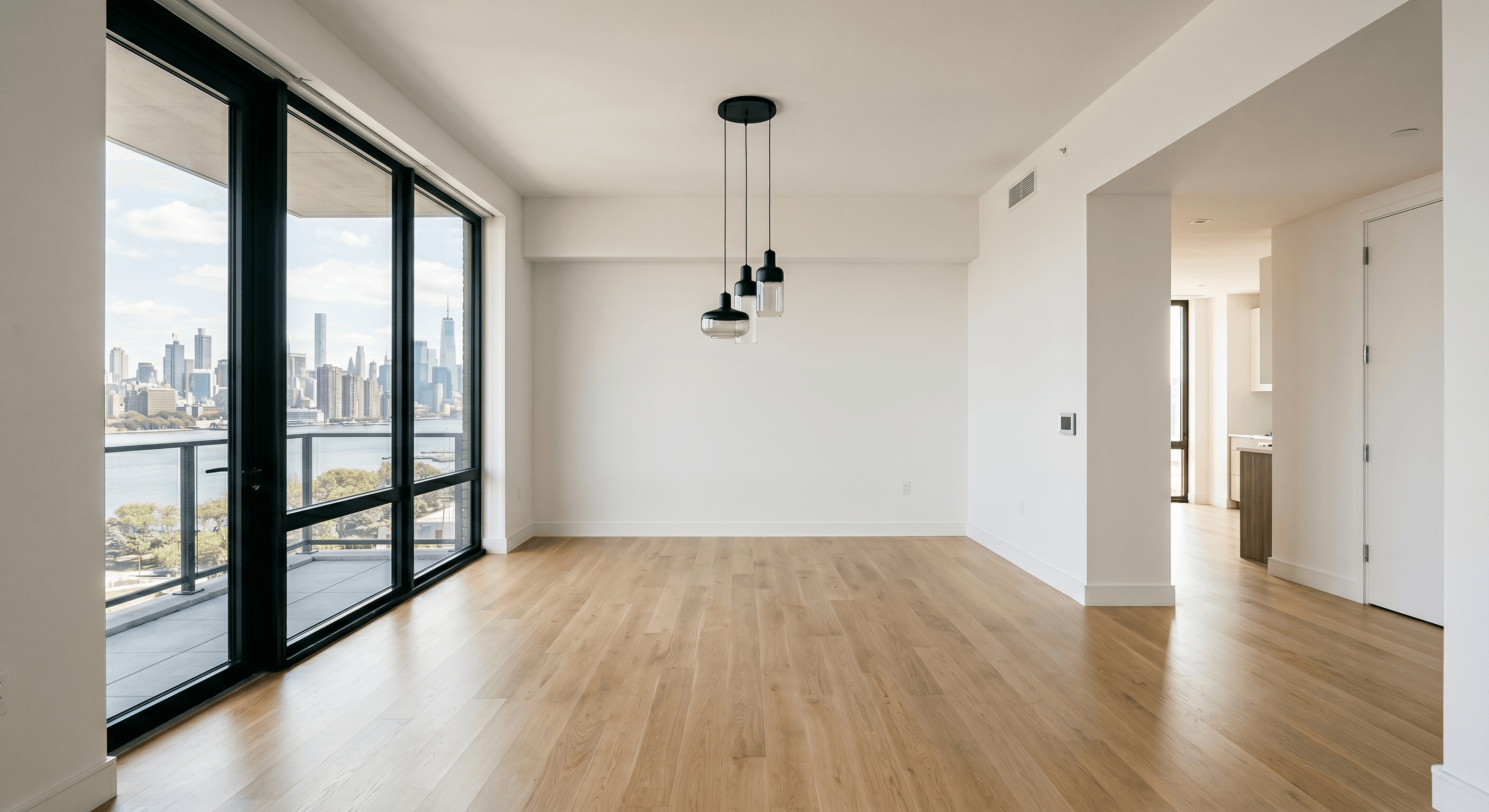 Empty room before staging
