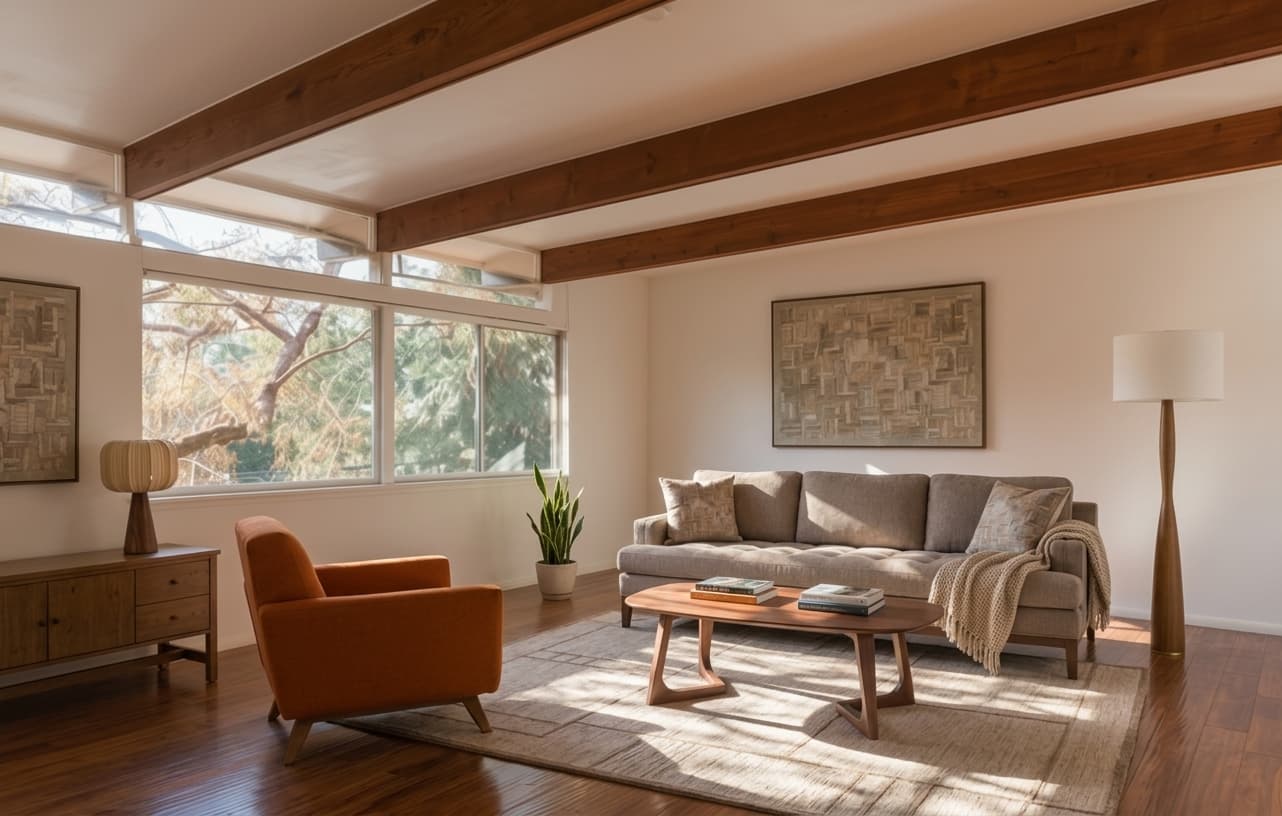 Real furniture staged in a room using Palazzo Spaces